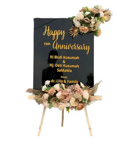 Papan Bunga Akrilik kalipucang